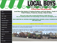 Tablet Screenshot of localboysgigharbor.com